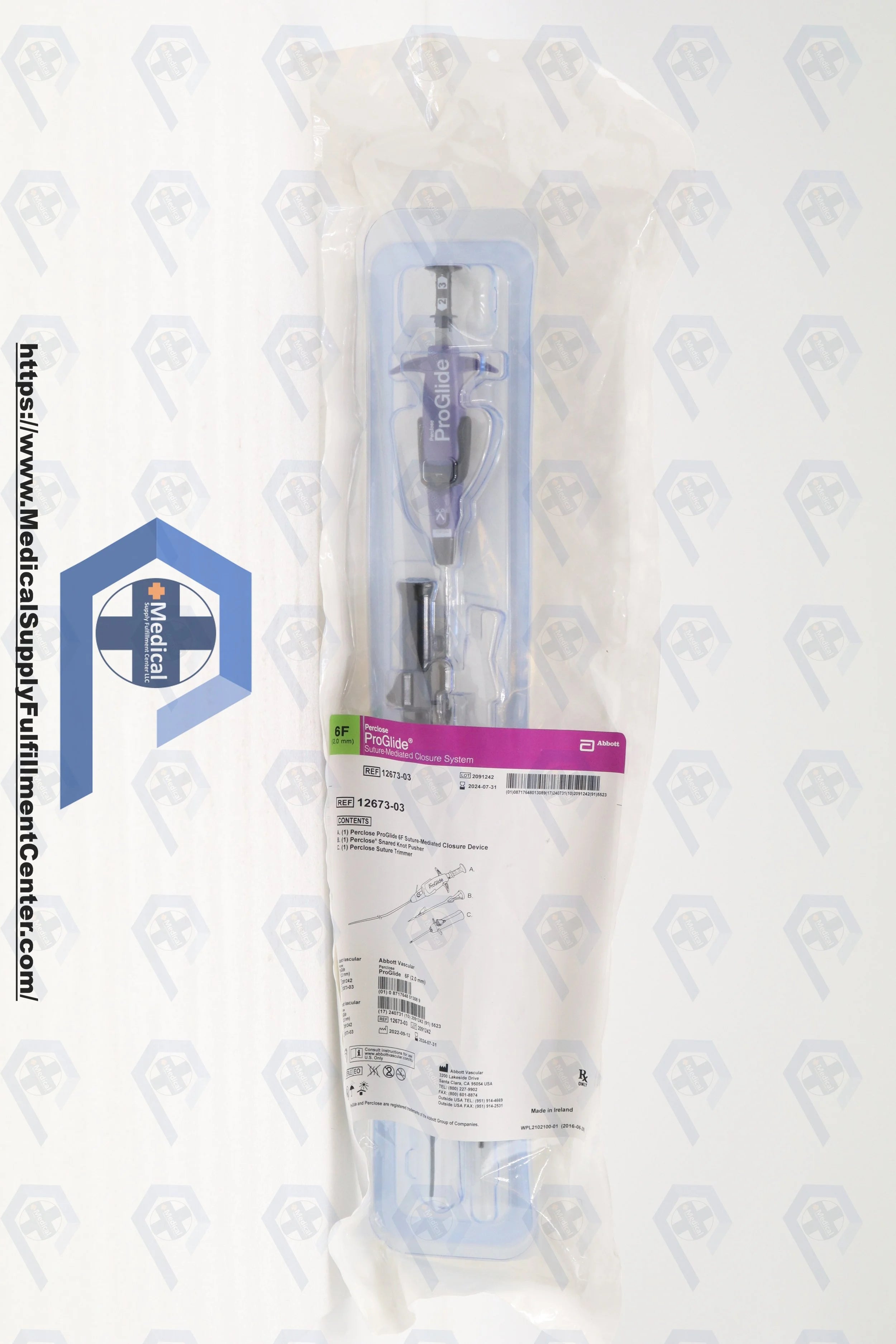 Abbott | 12673-03 | Perclose ProGlide Suture-Mediated Closure System 6F