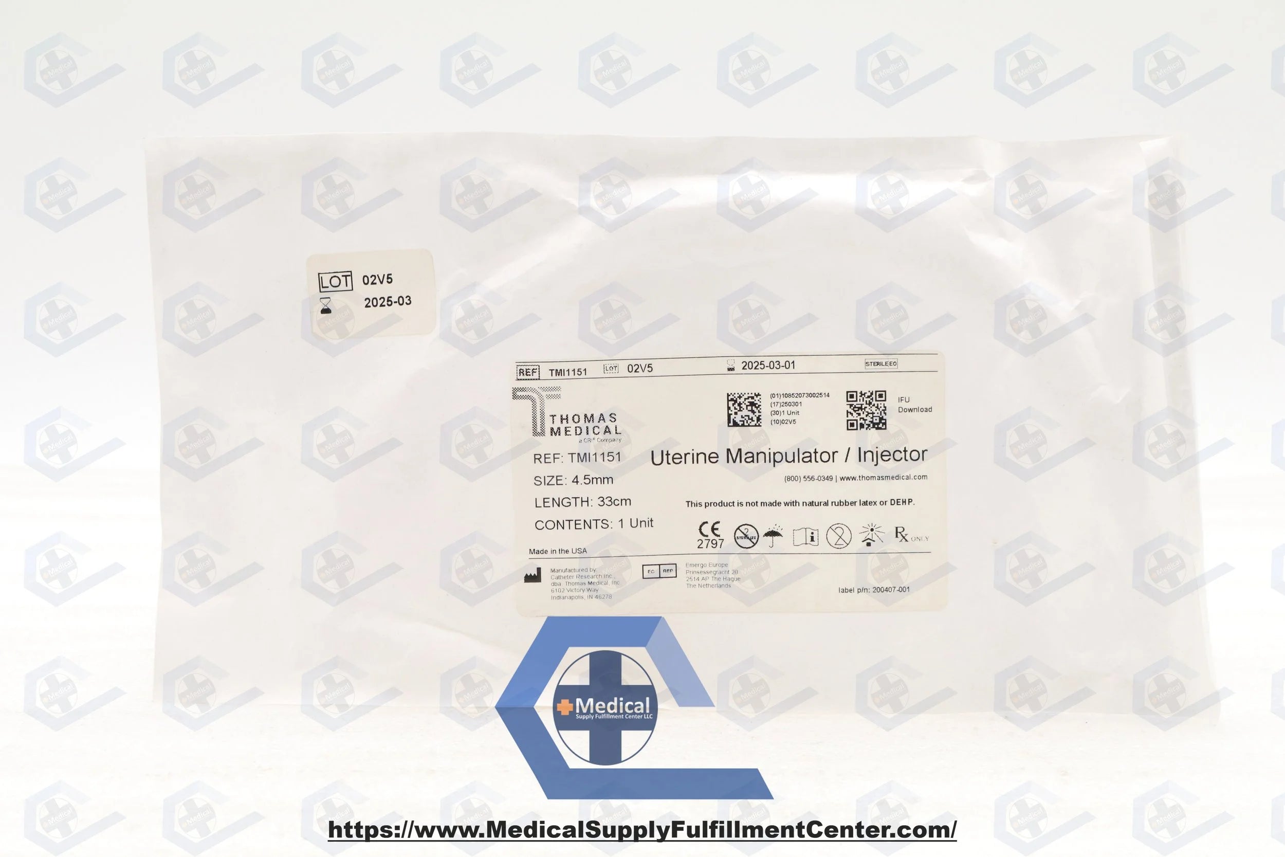Thomas Medical, Inc. | TMI1151 | (CATHETER RESEARCH, MEDGYN) UTERINE MANIPULATOR/INJECTOR