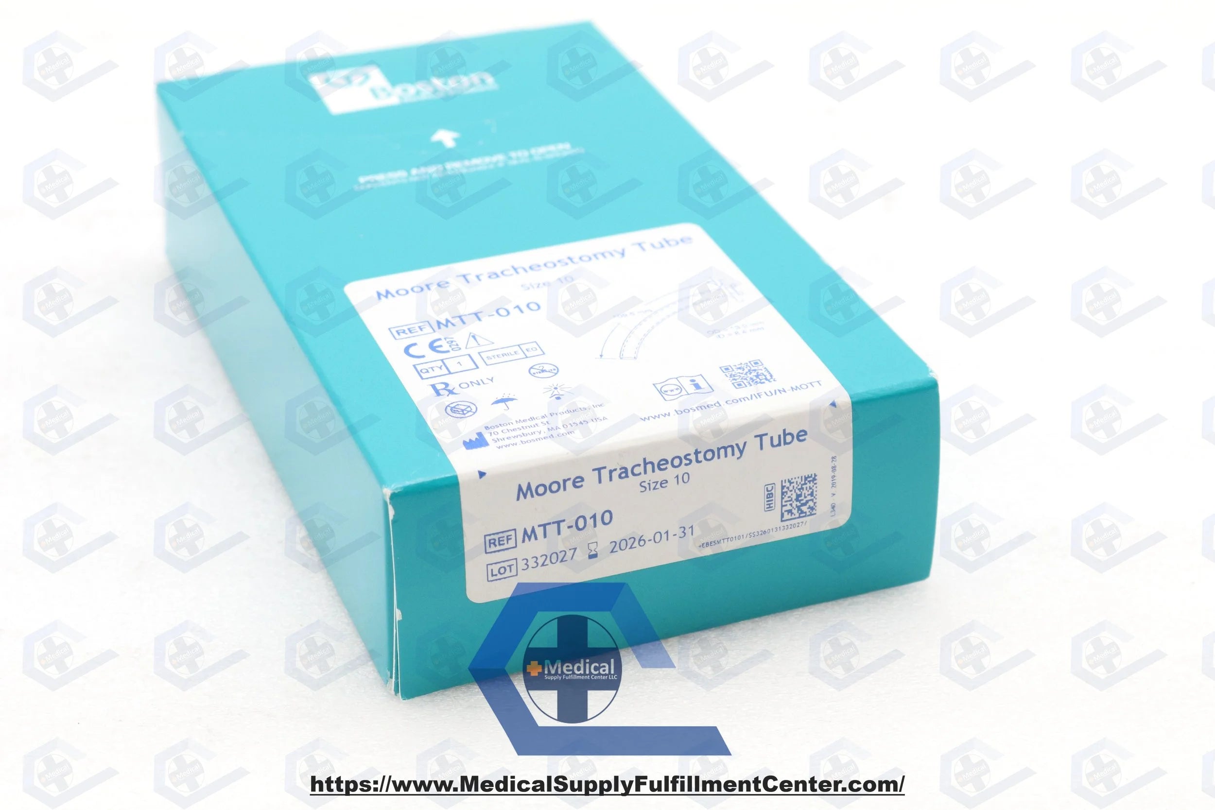 Boston Medical Products | MTT-010 | Moore Tracheostomy Tube, 13mm OD, 8.4" ID, Sterile, Size 10