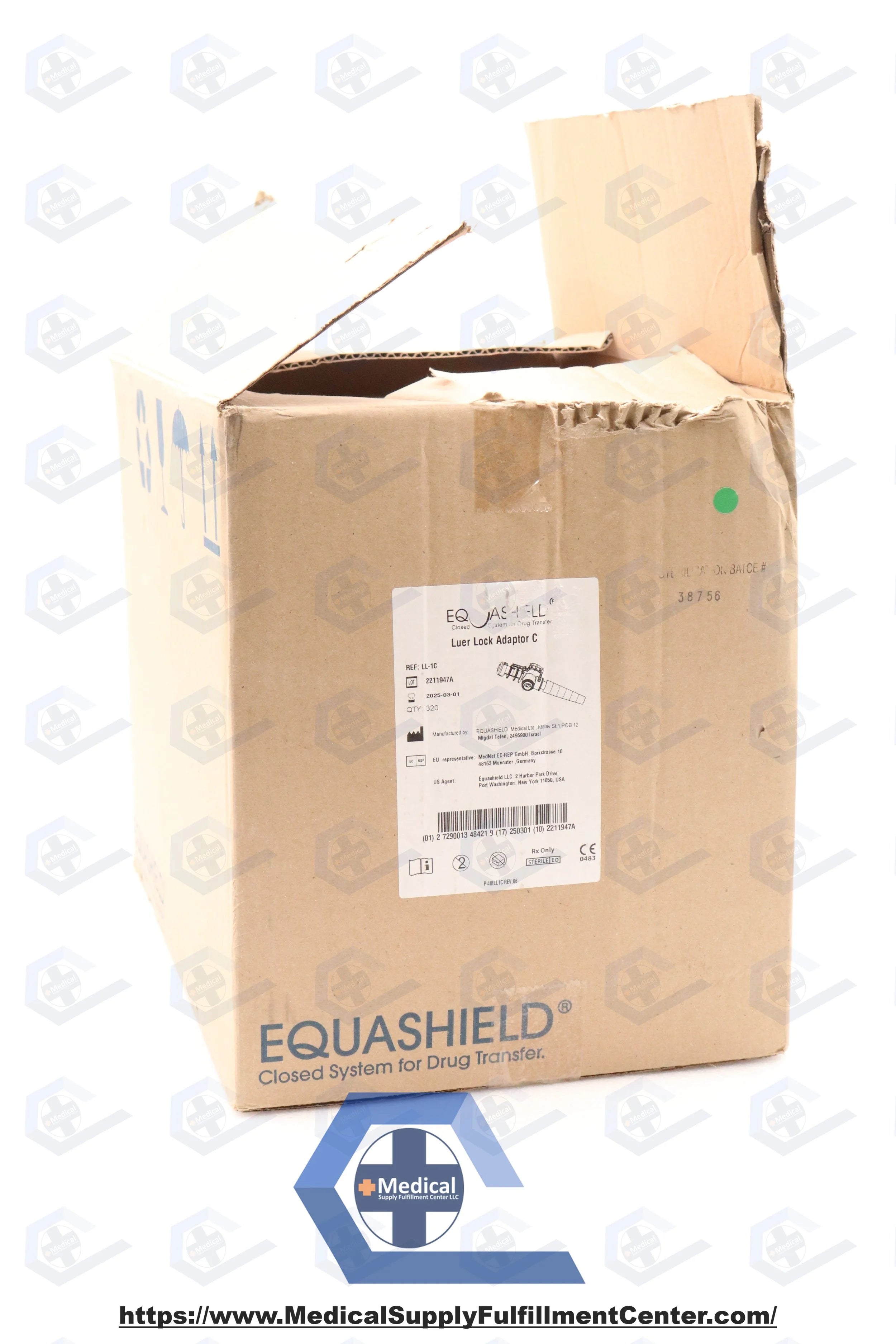 Equashield | LL-1C | Luer Lock Adapters - Luer Lock C Adapter