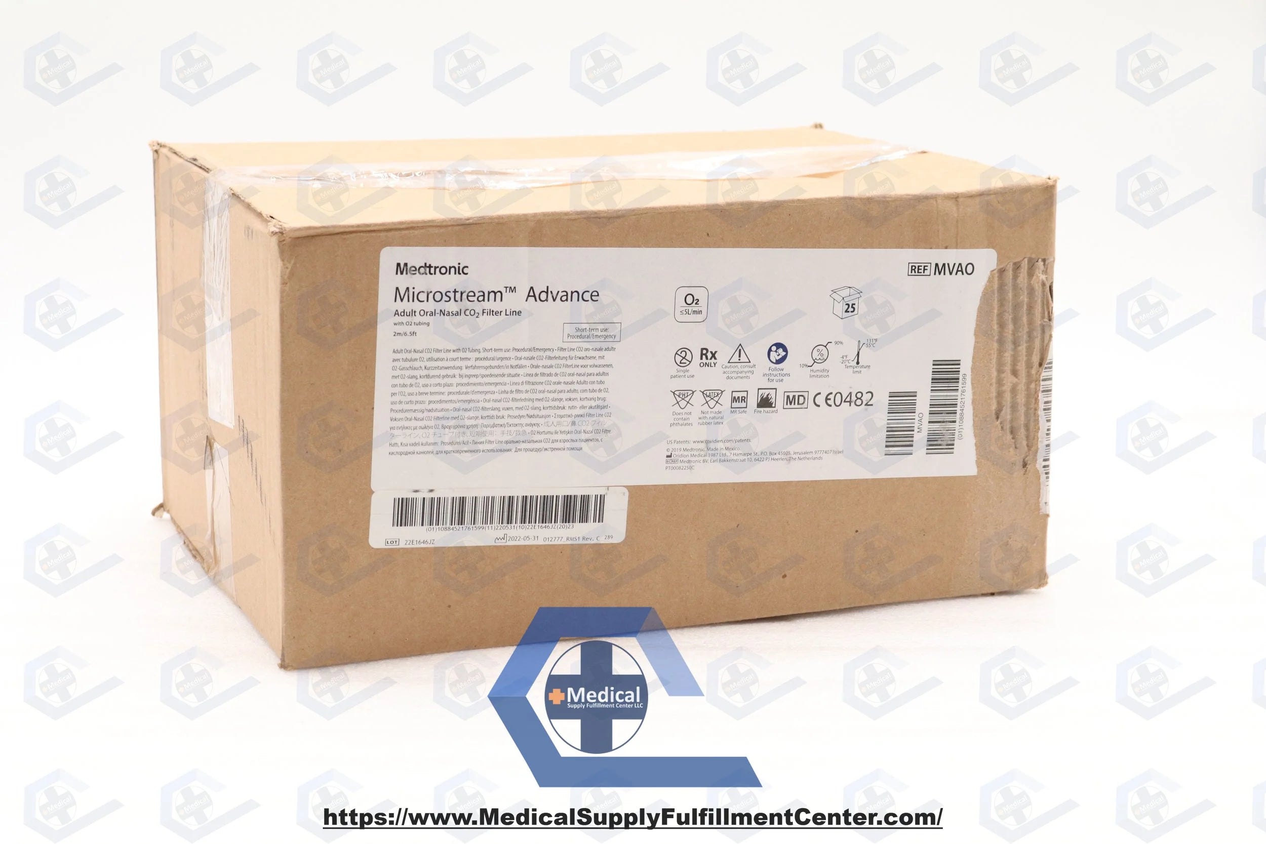 Medtronic | MVAO | Filter Line with O2 Tubing, Oral/Nasal, Short Term, Adult