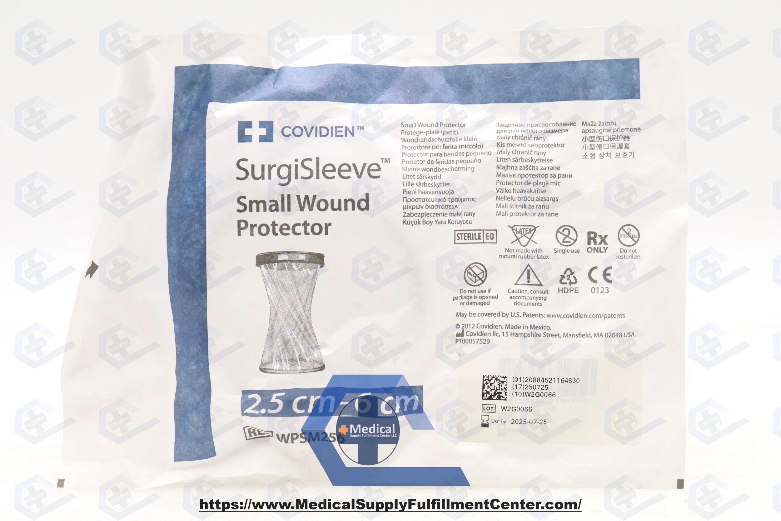 Covidien | WPSM256 | SURGISLEEVE SMALL WOUND PROTECTOR, 2.5CM-6CM