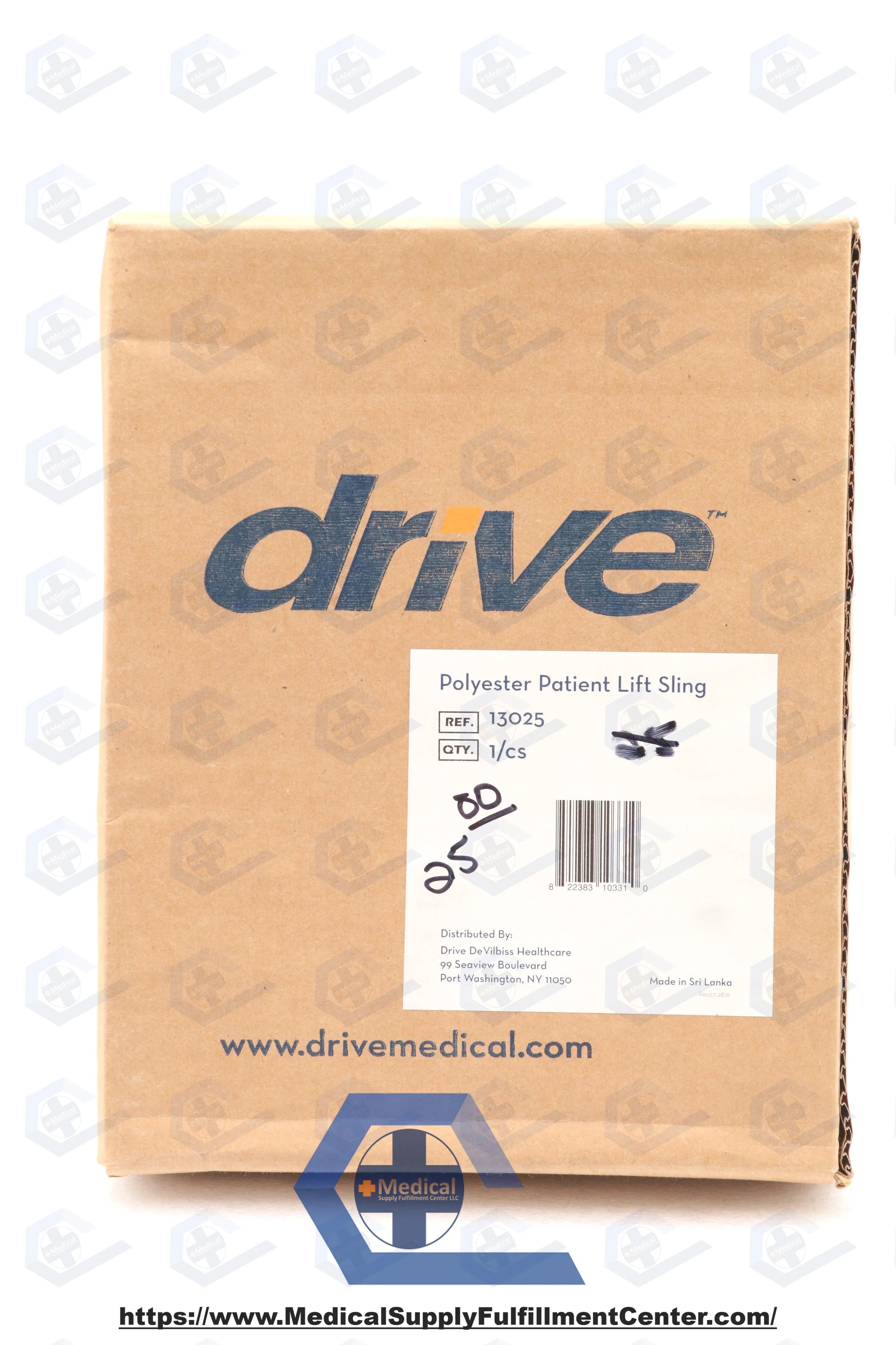 Drive Medical | 13025 | Patient Lift Sling, Polyester Mesh