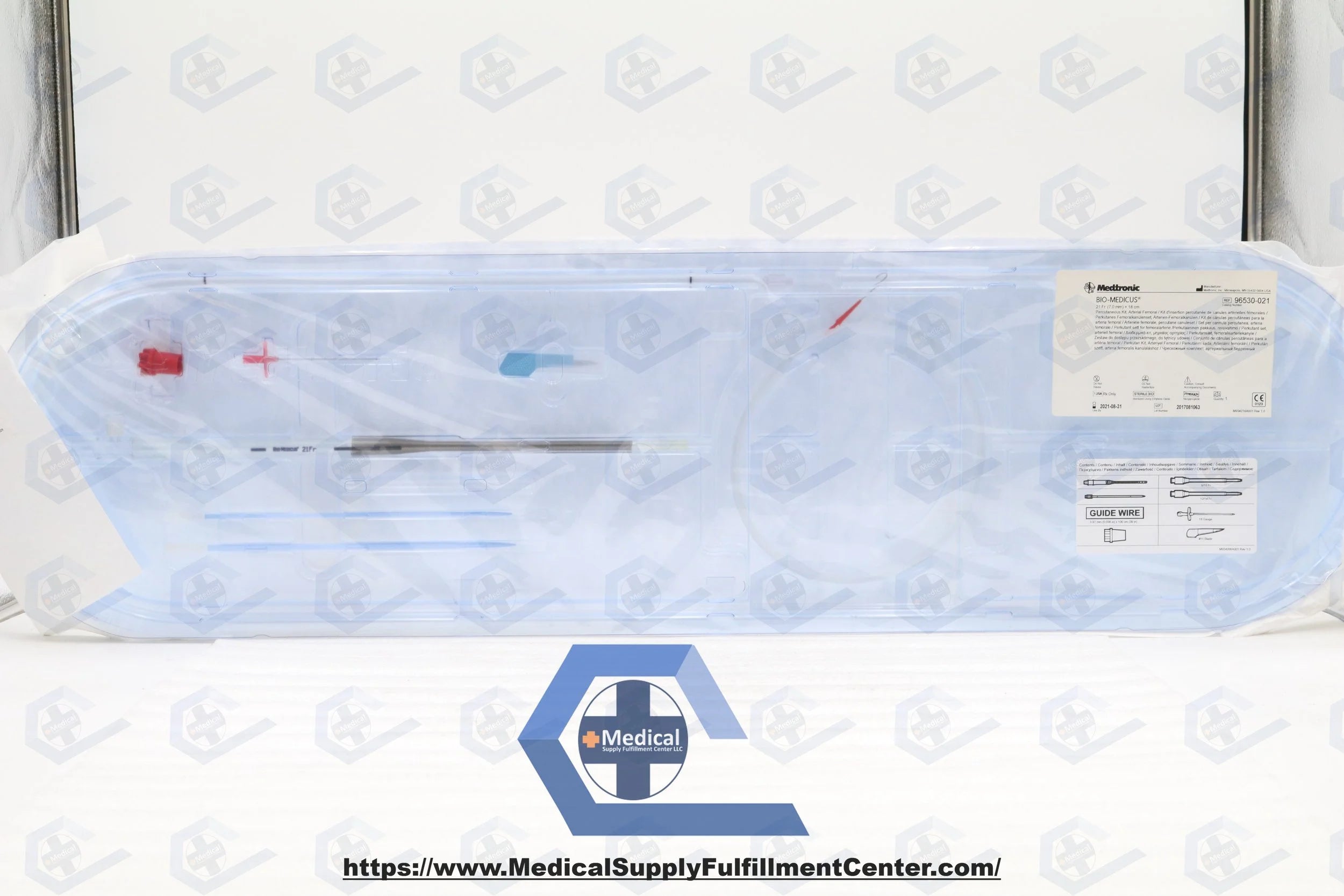 Medtronic | 96530-021 | Cannula Kits - Bio-Medicus Percutaneous Cannula Kit, 21 Fr. With 3/8" Vented Connector