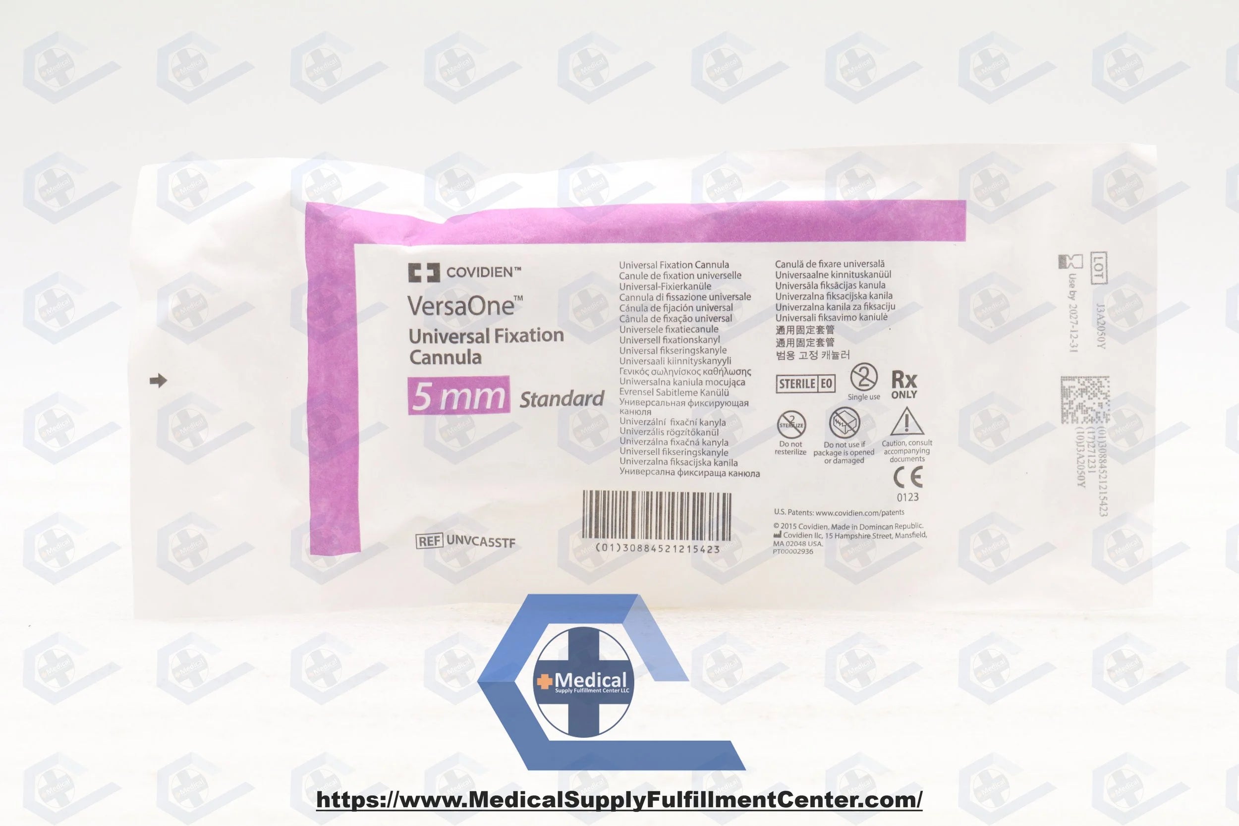 Covidien | UNVCA5STF | Versaone 5mm Universal Standard Fixation Cannula 100mm