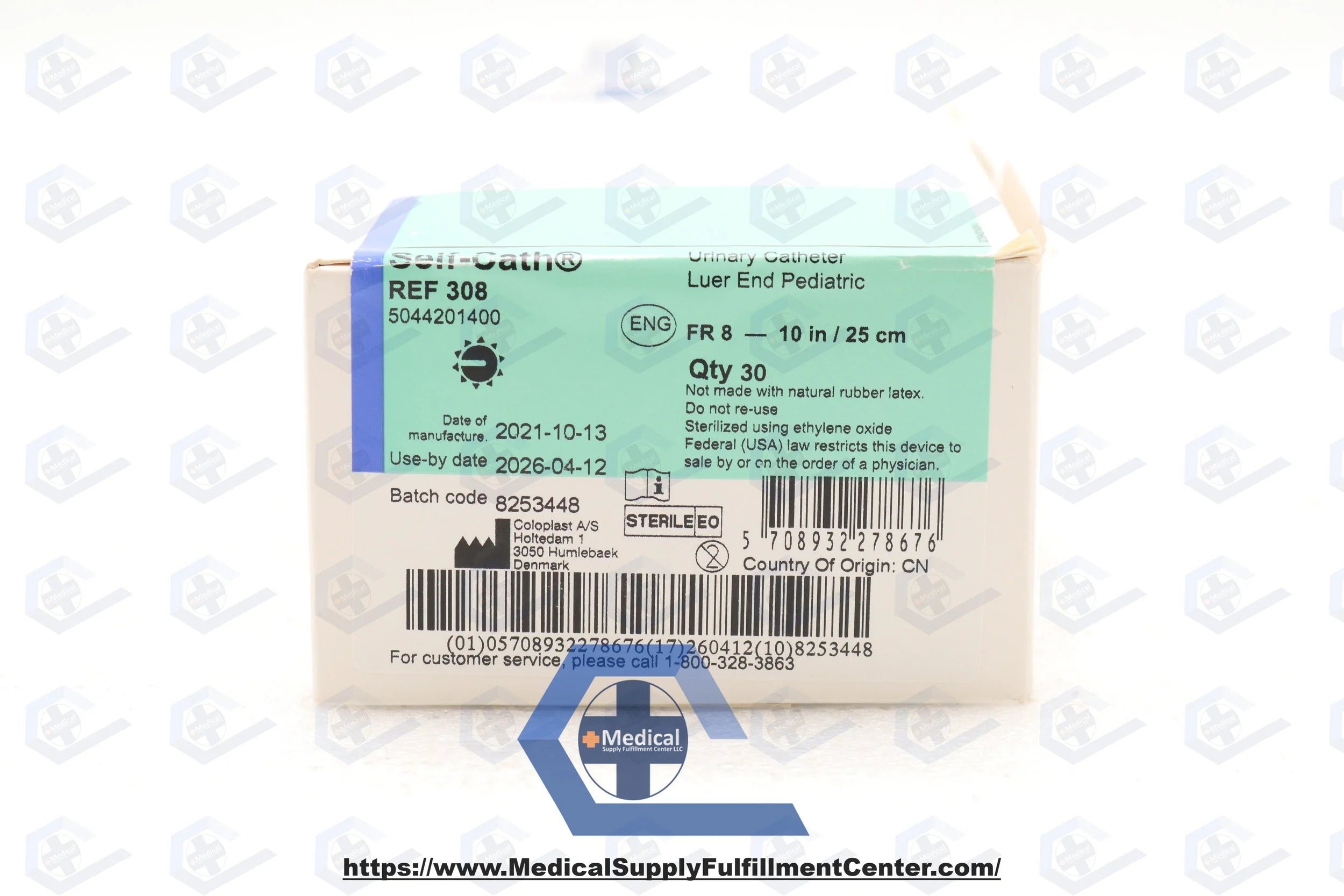 Coloplast | 308 | Self-Cath Pediatric, 8 FR, 10" Long, Funnel End, One catheter