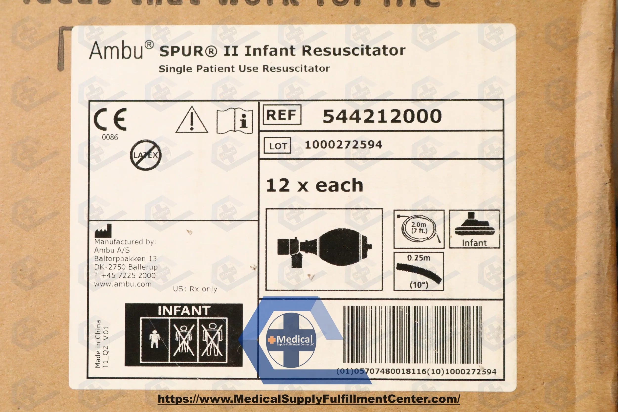 Ambu | 544212000 | SPUR II Infant Resuscitator Respiratory Care