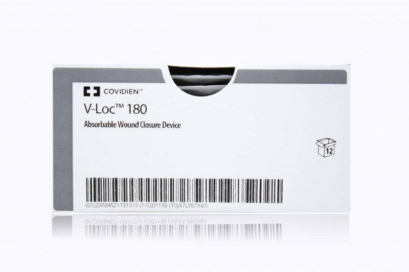 Covidien | VLOCL0315 | V-Loc 180 Wound Closure Device, Size 2-0, 12", Green, GS-21 Needle