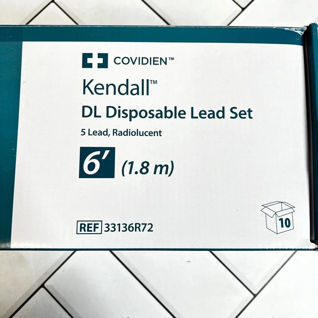 Covidien | 33136R72 | Kendall DL Disposable Lead Set 5-Lead Radiolucent 6' (1.8m)