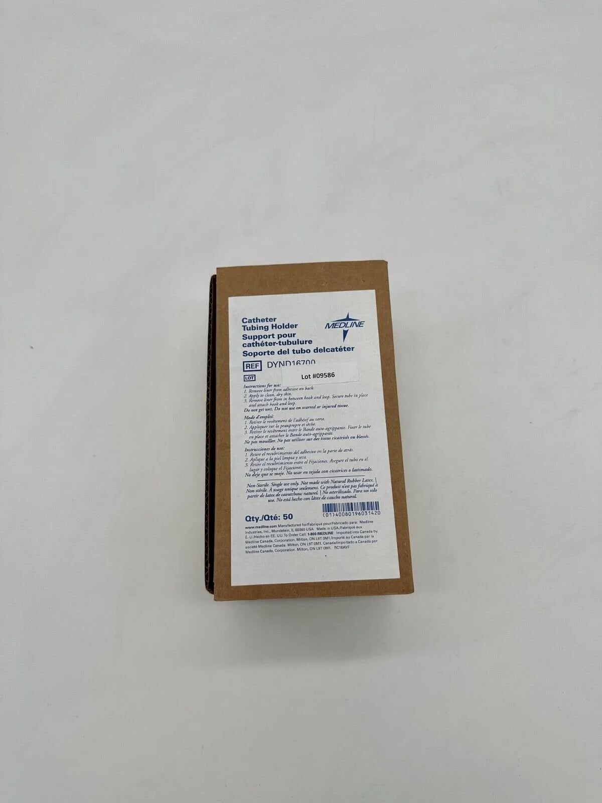 Medline | DYND16700 | Adhesive Foley Catheter Tubing Holder